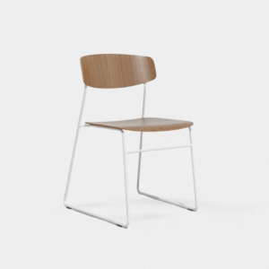 Silla Finland Blanco/Madera