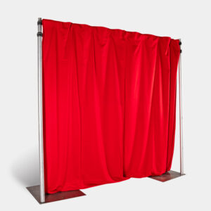 Red Pipe & Drape