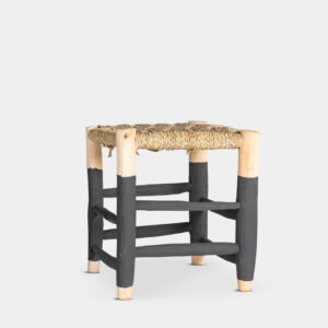 Taburete Bajo Cuerda Negro