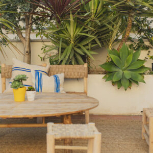 Natural Low Rope Stool