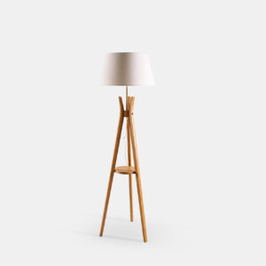 Floor Lamp White/Wood
