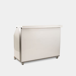 White Bar 2 Levels Wheels/Light