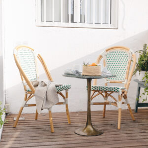 Sillas Bistro verde en alquiler