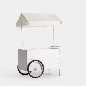 Carro Blanco Helados y Palomitas