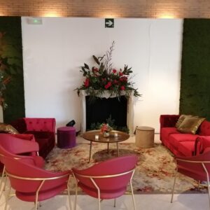 Garnet Gold Armchair