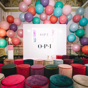 Pink Velvet Pouf