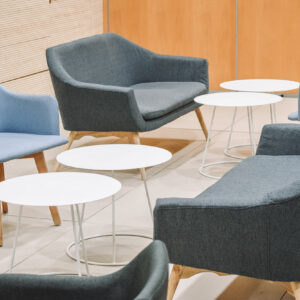 Nordic Dark Grey Upholstered Armchair