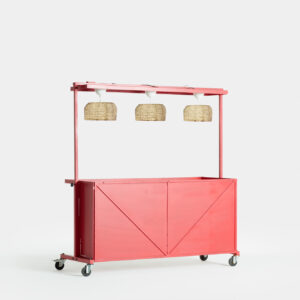 Kiosco Industrial Rojo