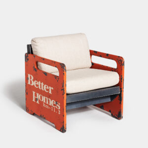 Sillón Naranja Industrial