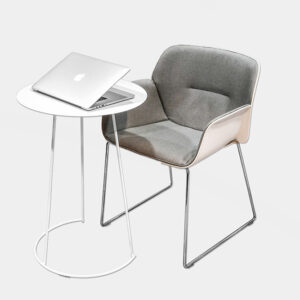White Table 52Ø x 71