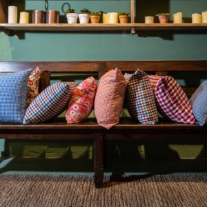 Red Vichy Pillows