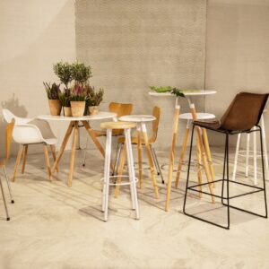 Mobiliari per a càtering al Mobile World Congress