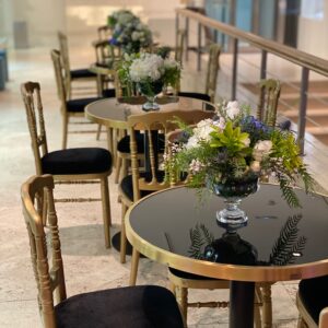 A cocktail inside the Thyssen Museum