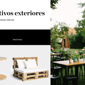 Original ideas for your wedding: create the perfect chill-out area