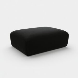 Elegance Black Pouf