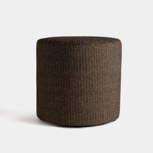Puf Velvet Verde Espiga Premium
