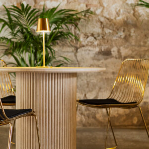 Marble Column Table