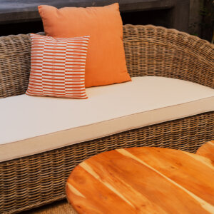 Cojines Naranja Mediterraneo Crimons
