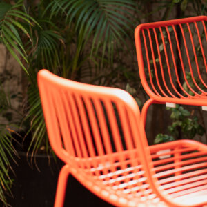 Acapulco Coral Stool