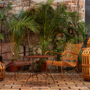 Brown Mahón Armchair