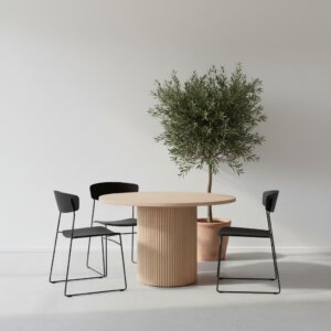 Silla Milán Negra