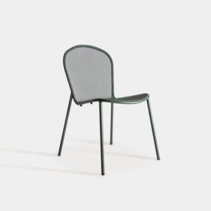 Alquiler de sillas con rejilla verde gris