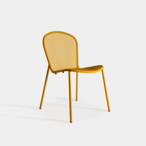Sillas rejilla ocre en alquiler