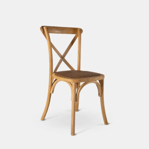 Silla Crossback oscura crimons