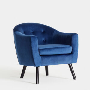 Sillón Velvet Azul