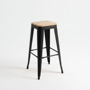 Taburete Industrial Madera