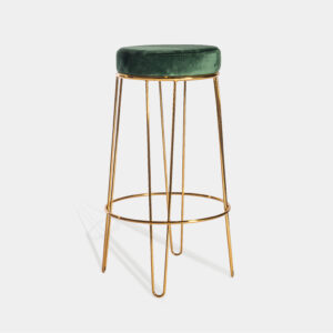 Velvet Canard Stool