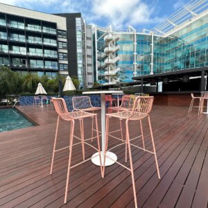 Acapulco Pink Stool