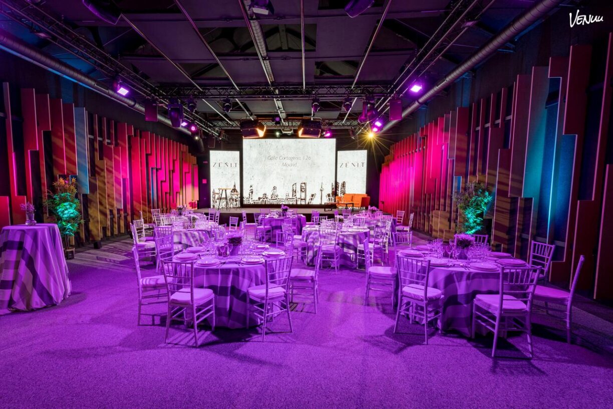 Zénit The Studio Madrid, sala grande y versátil para convenciones con impacto visual.