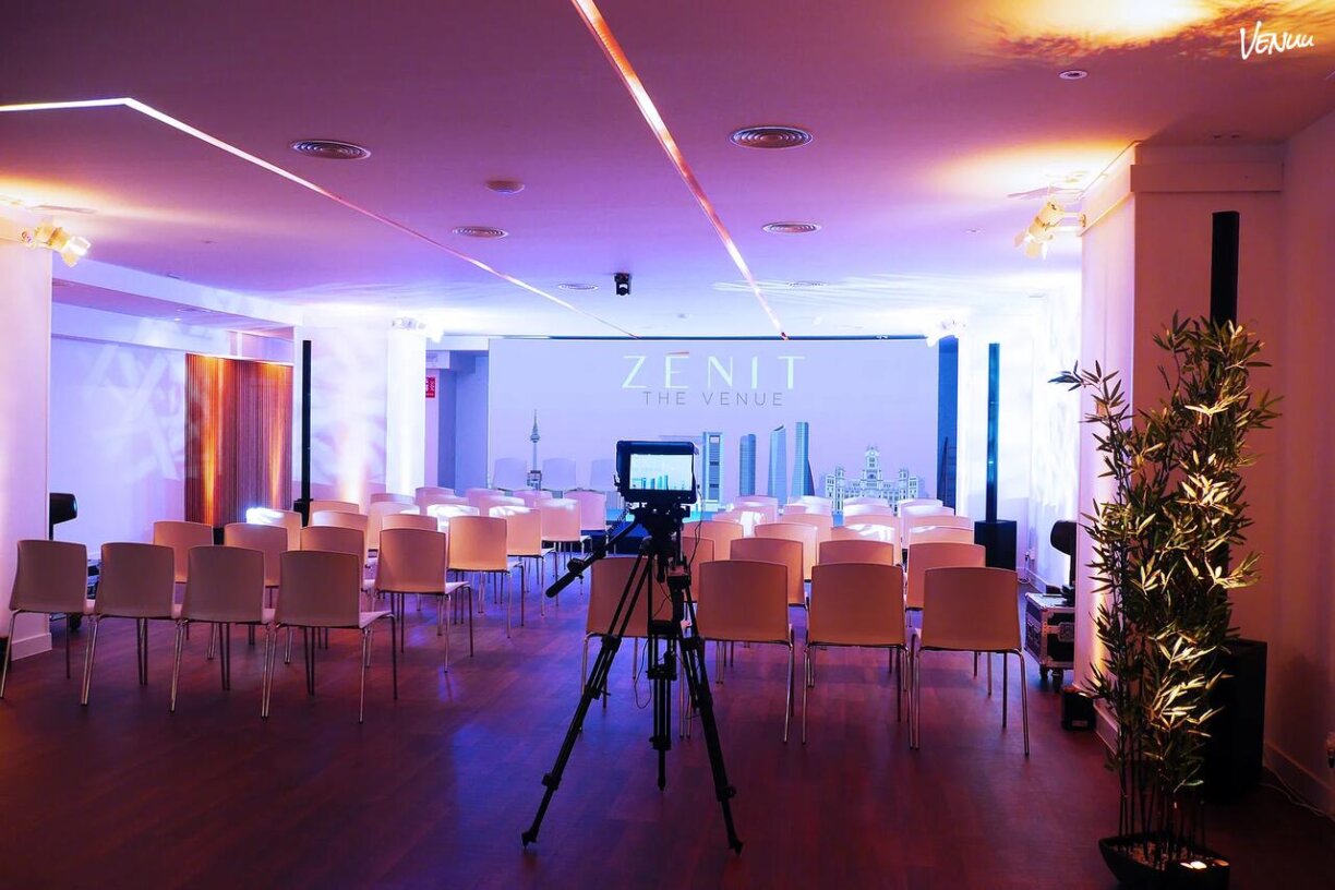 Zenit The Venue, espacio contemporáneo para eventos profesionales.